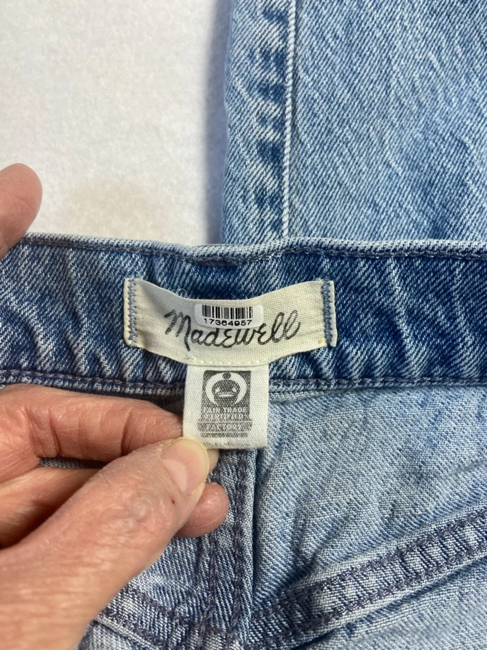 Madewell Light Blue Wide Leg Jeans